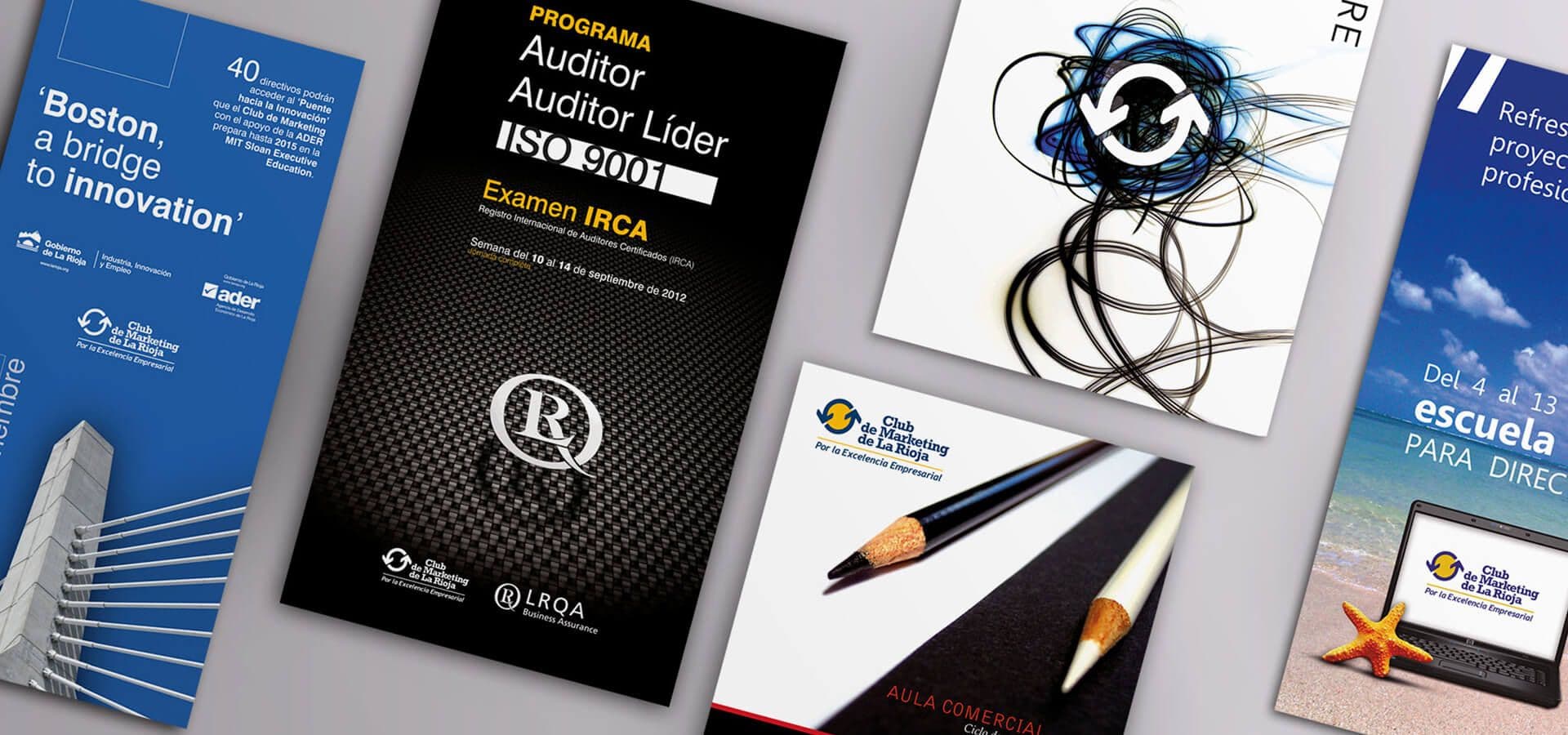 Folletos del Club de Marketing