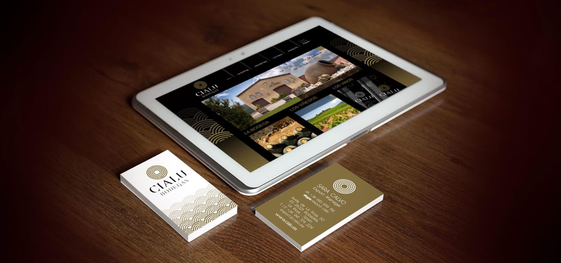 Imagen Corporativa de Cialu Bodegas