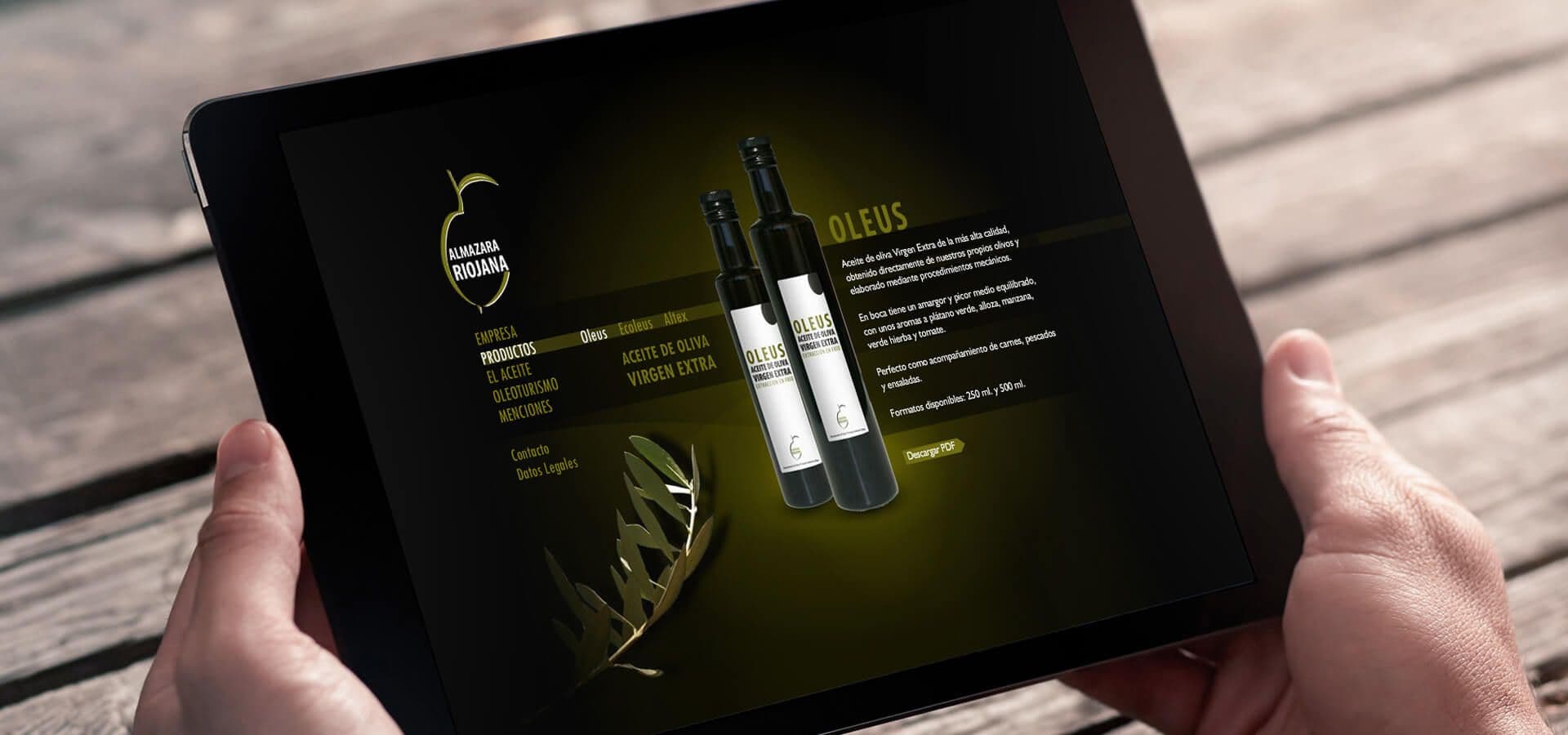 Imagen Corporativa de Almazara Riojana